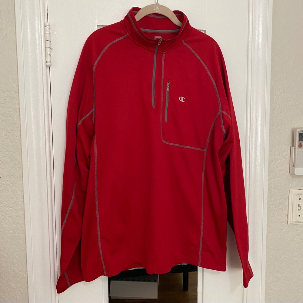 Champion Elite Red Performance Pullover Activewea… - image 1